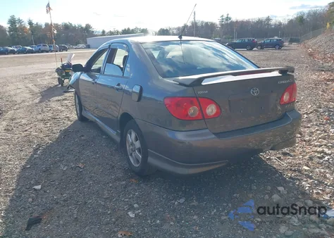 2005 Toyota Corolla S из США, поврежденный, VIN 2T1BR32E55C437398